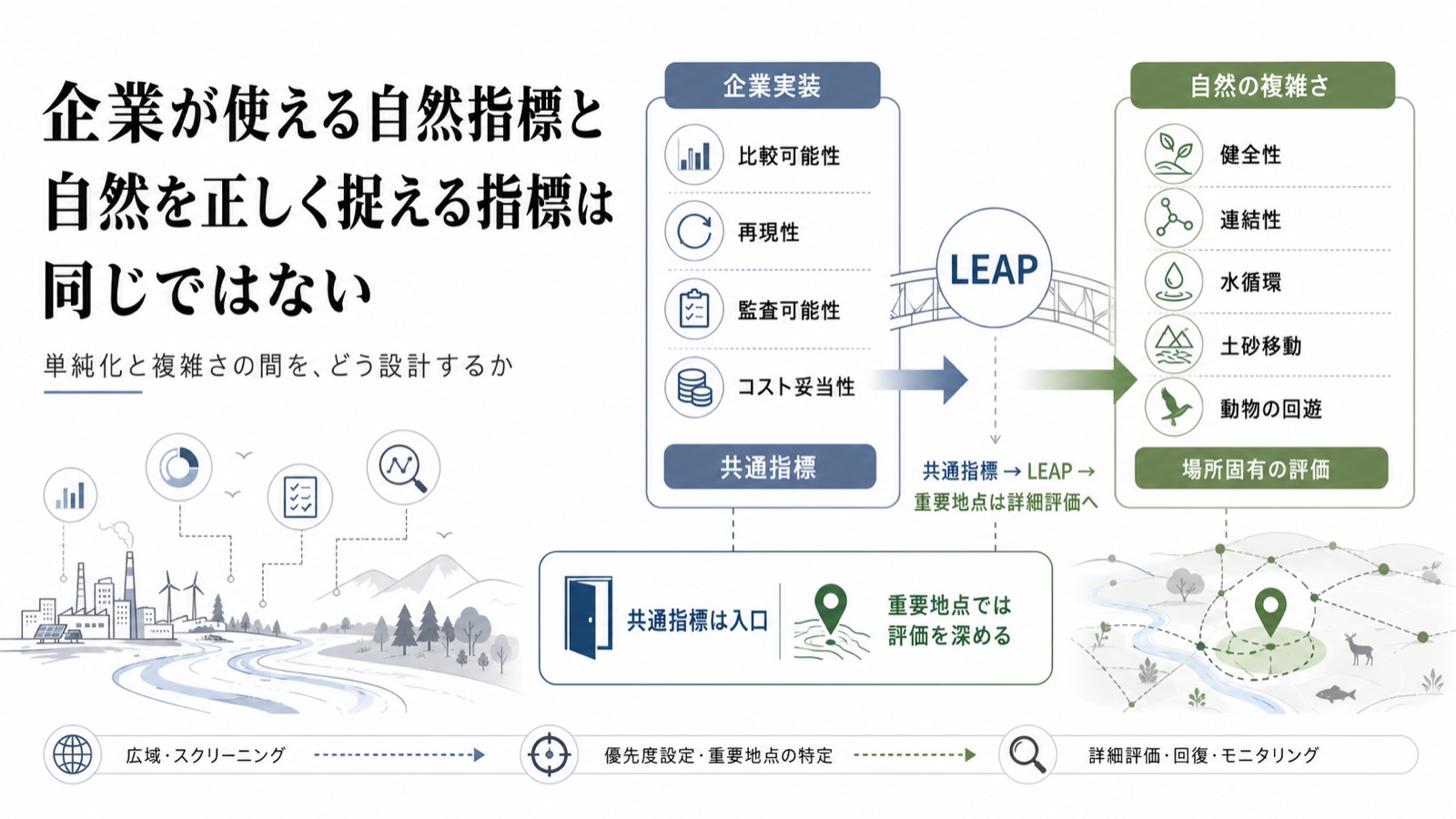 ネイチャーポジティブ×自然指標の設計論 図版1