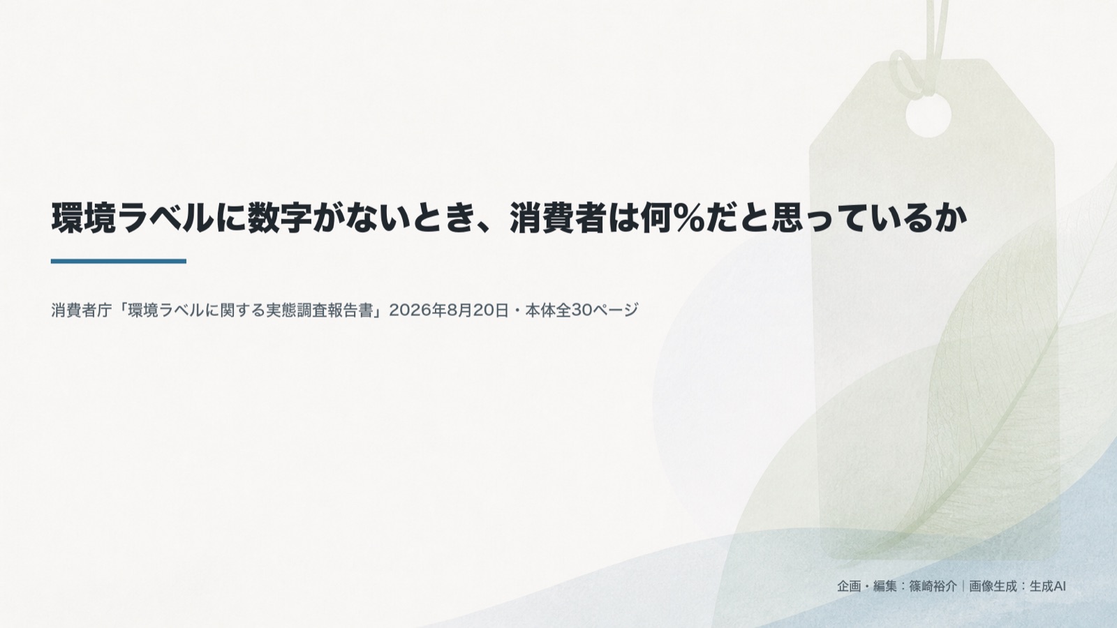 環境表示×情報の非対称 図版1
