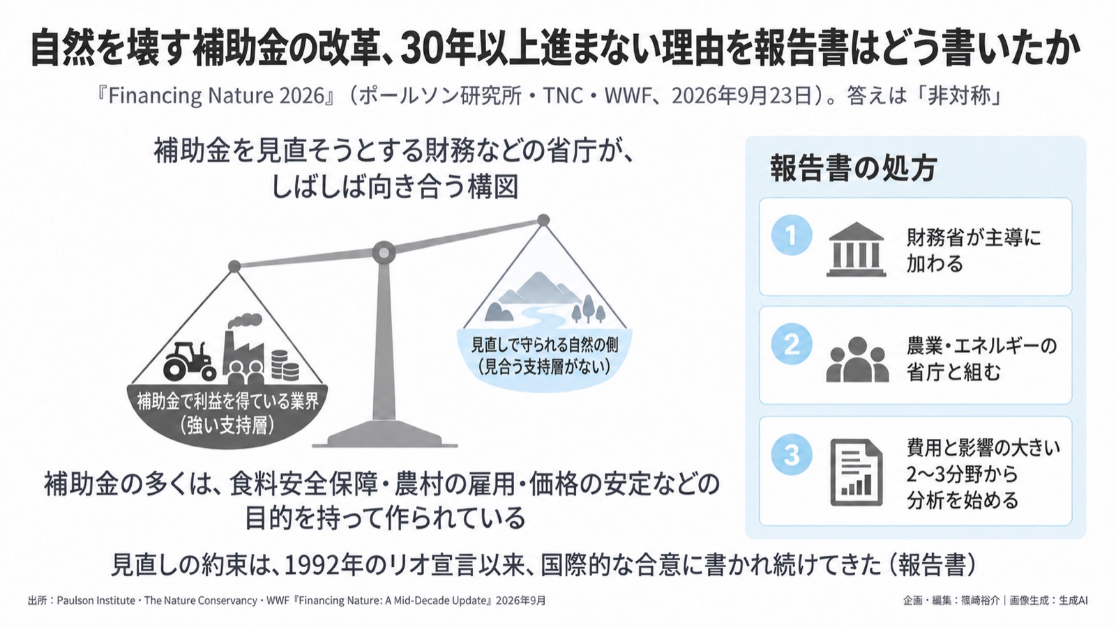 自然×財政/補助金の改革 図版1